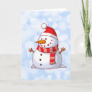 Search for cute snowman christmas cards Winter