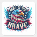 Search for home of the brave stickers Red white and blue