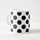 Search for black and white polka dot mugs Circle
