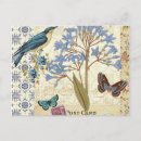 Search for purple blue butterfly postcards Beige