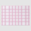 Search for pink gingham tissue paper Coquette