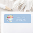 Search for tea pot return address labels Elegant