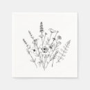 Search for black and white floral napkins Roses