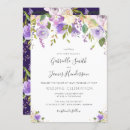 Search for purple and peach wedding invitations Elegant