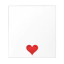 Search for wedding notepads Heart