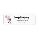 Search for pink bird return address labels Animal