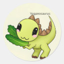 Search for funny vegan stickers Green