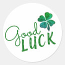Search for good luck clover stickers St patricks day