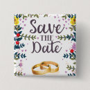 Search for the date wedding badges Engagement
