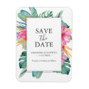Search for tropical save the date magnets Watercolor