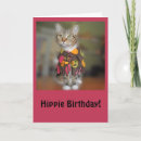 Search for hippie cat cards Peace