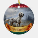 Search for english setter christmas tree decorations Puppy