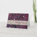 Search for red rose note invitations Maid of honour