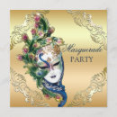 Search for peacock masquerade party invitations For her