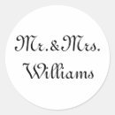Search for mr mrs stickers White