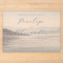 Search for blue mountain invitations Watercolor