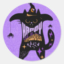 Search for retro cat stickers Halloween