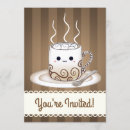 Search for hot cocoa party invitations Marshmallow