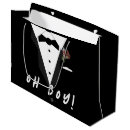 Search for tuxedo gift bags Black and white