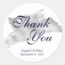 Search for silver foil wedding stickers Modern