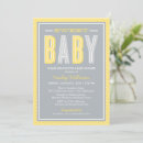 Search for yellow and grey baby shower invitations Mother to be
