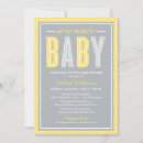Search for yellow and grey baby shower invitations Mother to be