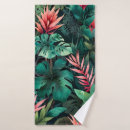 Search for tropical rainforest bath towels Green
