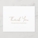 Search for gold thank you cards Professional