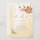 Search for maple wedding invitations Leaf