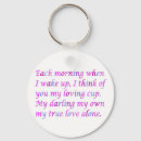 Search for true love key rings Romance