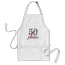 Search for 50 years old aprons Elegant birthday party