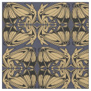 Search for art nouveau fabric Gold