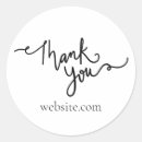 Search for cursive thank you stickers Simple