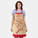 Search for hearts design aprons Mother