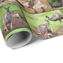 Search for kangaroo wrapping paper Wildlife