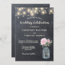 Search for rustic chalkboard wedding invitations Blackboard