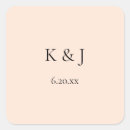 Search for square monogram stickers Stylish