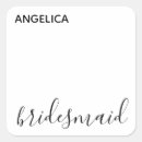 Search for bridesmaid stickers Black and white