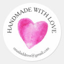 Search for heart logo stickers Handmade