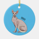Search for sphynx cat christmas tree decorations Pet