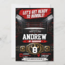 Search for wrestling birthday invitations For kids