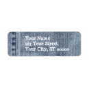Search for denim return address labels Country