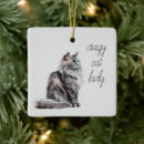 Search for gray cat christmas tree decorations For her