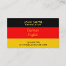 Search for freelance translator business cards Translation