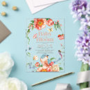 Search for bird square invitations Floral
