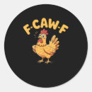 Search for vintage style stickers Funny chicken