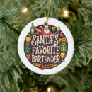 Search for waiter christmas tree decorations Bartender