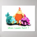 Search for funny chicken posters Cartoon