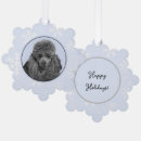 Search for black poodle christmas tree decorations Cute