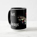 Search for dart game mugs Bullseye